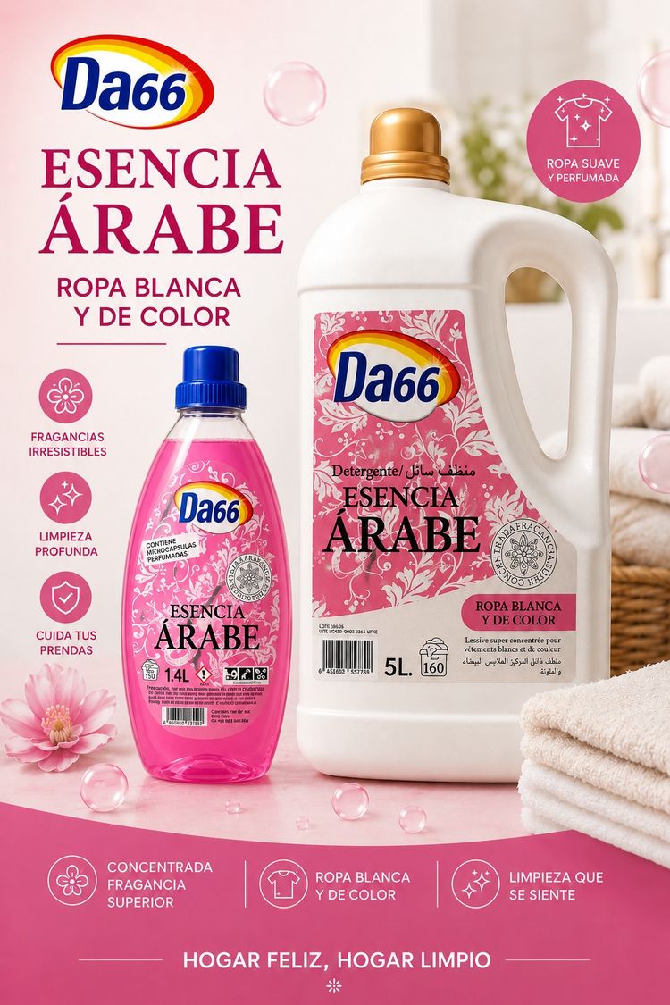 Da66 Esencia Árabe Detergente y suavizante yara image 1